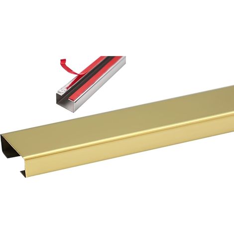Size : Yellow-1m-40x20mm Goulottes Goulotte De Câbles Robuste en Acier Inoxydable, Couvre-câble Auto-adhésif pour Chemin De Câbles/Kit De Gestion des Câbles/Chemin De Câbles en Métal (1/5)