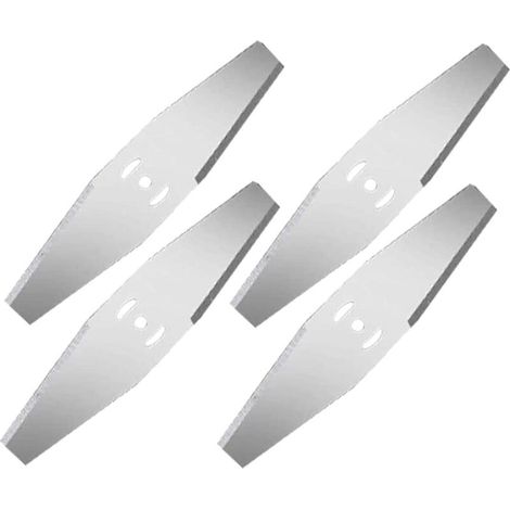Remplacement des Têtes de Lame de Coupe-Herbe Tondeuse à Gazon Lames de Débroussailleuse Têtes de Lame De Désherbant(Blade x 4)-- (1/5)