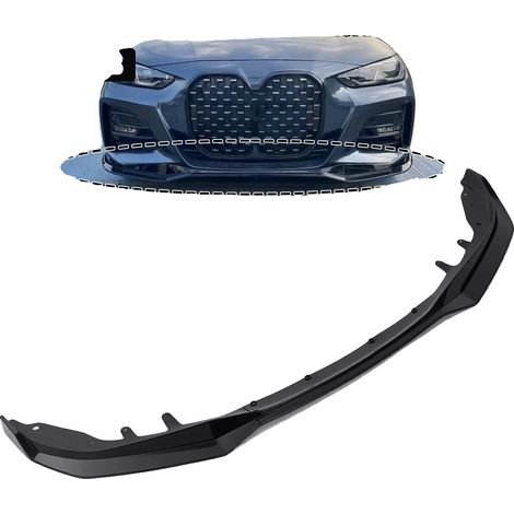 Spoiler delantero, plástico ABS, ajuste personalizado/de alto rendimiento, compatible con la serie de coupés de lujo, fácil instalación, diseño protector. (1/5)