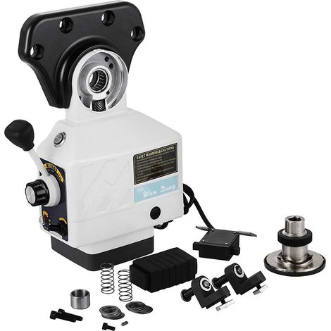 Fresatrice elettrica Power Feed Al-310S con asse X da 450"-lb e avanzamento a 200 giri/min, compatibile con Acer Bridgeport (coppia di 450"-lb). (1/5)
