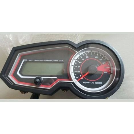 1 couleur : couleur illustrée matériau : plastique compteur kilométrique, compte-tours, compteur de vitesse, compteur journalier pour moto. (1/5)