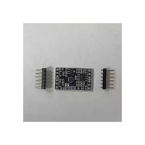 Le récepteur du modèle réduit d'avion génère un signal PWM, qui est ensuite converti en un signal de tension analogique de 0 à 5 V via un module de tension stable haute vitesse à deux canaux. (1/2)