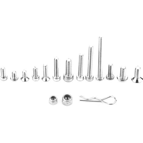 Vis de fixation en acier inoxydable pour Traxxas Slash 4x4, pièces de rechange RC (1/4)