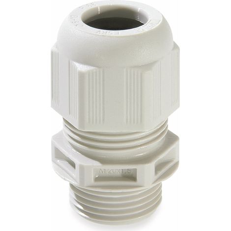 Presse-étoupe WISKA, 10066410, ESKV 12, M 12x1,5, métrique, gris clair