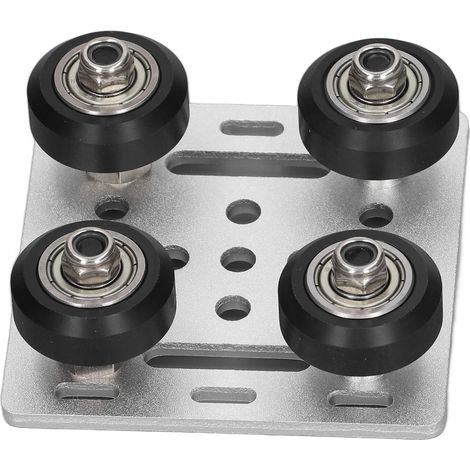 Plaque de portique en V pour roues profilées en aluminium type V 2020, imprimantes 3D CNC, norme européenne, argent (1/5)