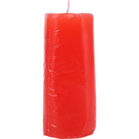 Massagekerze mit niedriger Temperatur für erotische BDSM-Spiele, Paraffinwachs ohne Metallpulver, rot, 10 x 4,5 cm, 1 Stück, Sexspielzeug für Paare (1/5)