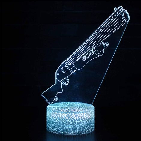 Lampe de table LED, alimentée par USB, 7 couleurs, pour la table de chevet, le bureau, le salon ou comme élément décoratif.-AquaForge (1/5)