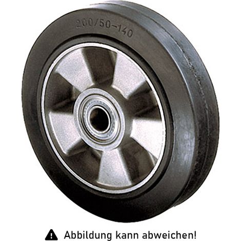 Rollcart Schwerlast Elastik-Rolle Ø160x50mm 250kg Tragkraft
