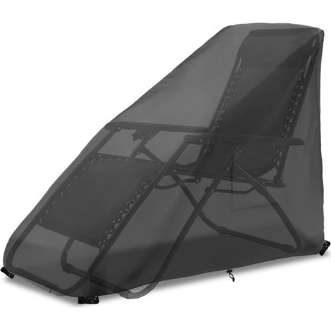 House of Chaise Longue Pliant Zéro Gravité - Noir - 99 x 66 x 113 cm (L x B x H) (1/3)