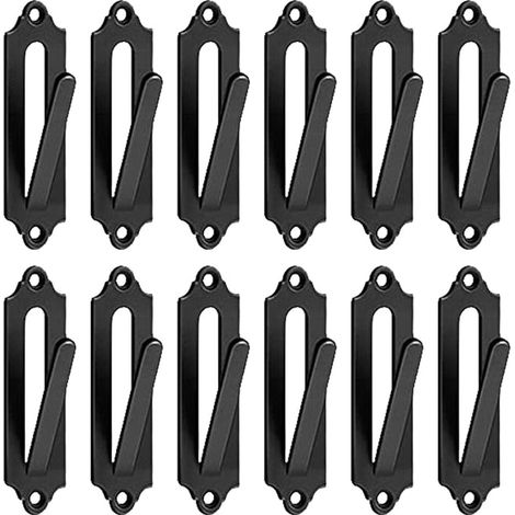 12 Pcs Crochets de Murale Suspendus Support Robuste Figurine Sculpture Rustique Léger pour Salon Ferme Maison Extérieur Intérieur (1/5)