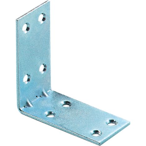 BL PIASTRINA AD ANGOLO 8 FORI 30X2X30 MM 4 PZ- ALDEGHI LUIGI SPA- 6,0 blister