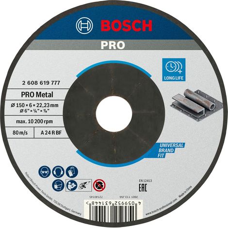 Bosch Accessories Standard for Metal 2608619777 Schleifscheibe 150 mm 1 St. Metall (1/3)