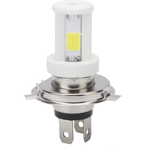 Kaelt - H4 9-12W phare de moto lumière blanche 1080p LM 6500K phare haute et basse lumière ampoule halogène en verre de Quartz (1/3)