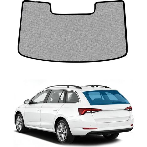 Pare-soleil de voiture pour Octavia (2021-2024) - Couverture respirante pour lunette arrière avec protection efficace contre les UV et la chaleur - Brise-vue pour bébé, camping et voyage (1/5)