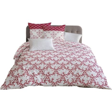 Home Linge Passion Frise Bettwäsche Bordeaux 220x240 cm