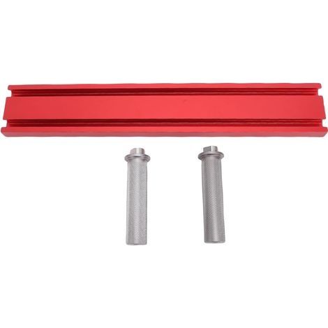 Baffle Baffle Baffle Aluminium Assiette de Chicane de Trou D'alliage pour Chien, Arrêt à la Pince pour le Banc de Travail du Bois (1/5)