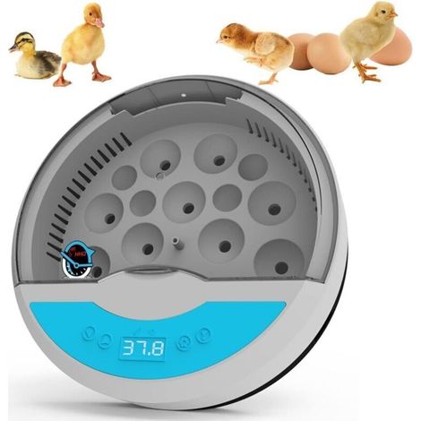 Incubateur thermostatique automatique, 9 incubateurs thermostatiques, incubateur d'œufs avec affichage numérique LED-DOU
