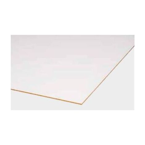 1PZ PANNELLO MDF BIANCO MM.1000X600X3