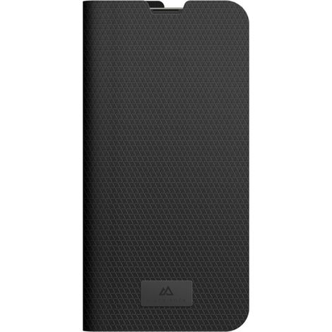 Black Rock iPhone 14 Booklet Hülle - Schwarz, Standfunktion