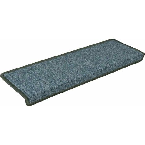 Tapis d'escalier 30 pcs,Marches d'escalier 65 x 21 x 4 cm Vert foncé Bord rectangulaire CFW375093 (1/5)
