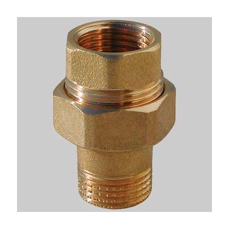 RACCORDO DIRITTO GIALLO 3 PEZZI  1/2     MADE IN ITALY