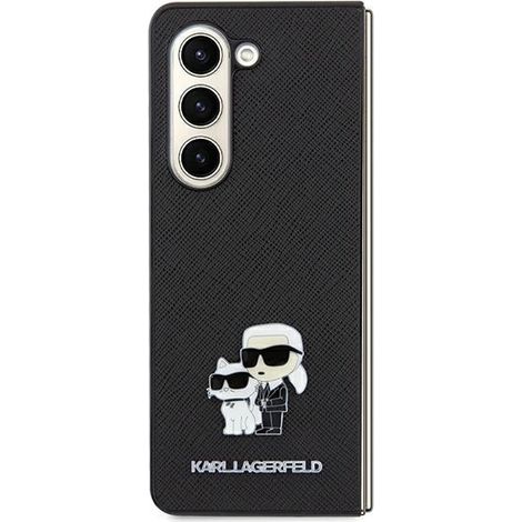 Karl Lagerfeld KLHCSA35SAKCNPK A35 A356 Hartschalenkoffer schwarz/schwarzes Saffiano Karl&Choupette Pin (1/5)
