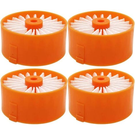 Filtro per aspirapolvere senza filtro per SCHWARZ + DECKER POWERSERIES, accessorio di ricambio per spazzatrice BSV2020G (confezione da 4 pezzi) (1/5)