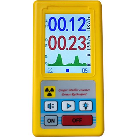 Compteur Geiger portable multifonctionnel, détecteur de rayonnement nucléaire, dosimètre personnel, détecteur de billes, testeur de rayons X bêta-gamma