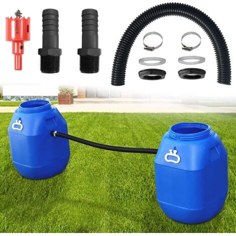 Water Tank for Wheelbarrow  Mobile Outdoor Water Bag with Outlet Valve and Anti-Slip Mat  Collapsible Water Bottle Made of Extra-Resistant PVC  Reusable 240