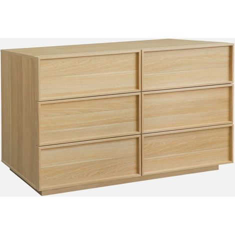 Cassettiera effetto legno 6 cassetti (1/5)
