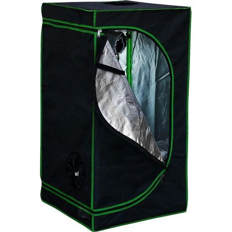 Mucola – Tente de culture indoor 40x40x120 cm – Armoire de culture hydroponique – Opacité 99,9 % – Réflexion lumière 95 % pour croissance optimale (1/5)