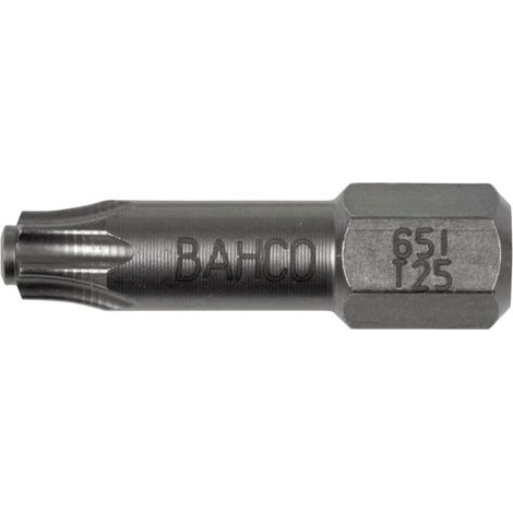 *CAJA 5 PUNTAS T15 25MM 1/4" STAINLESS-BAHCO