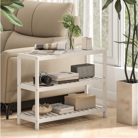 Estantería bambú compacta para calzado hogar OKMYHOME (1/5)