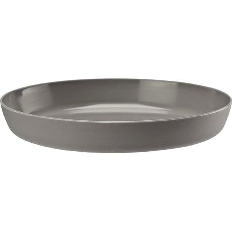 Platillo de plástico para maceta de azalea de 15,5 cm, color gris. (1/3)