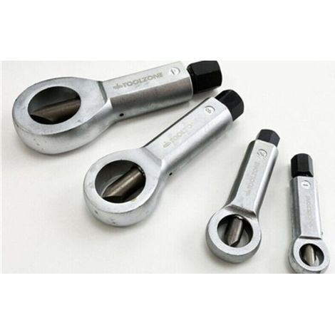 Nut Splitter Remover 4pc Broken Corroded Split Stuck Damaged Nuts AU062 9-36MM (1/4)