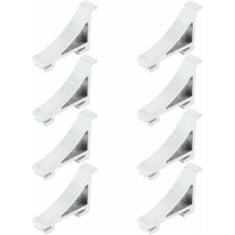 8Pcs Fridge Shelf Racks Shelf Clip Holder for Fridge Freezer Cooler (1/5)