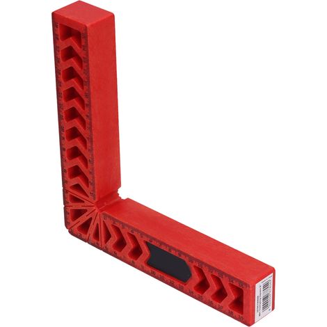 Équerre de fixation à 90° en plastique pour assemblage bois, gabarit d'angle droit pour bricolage