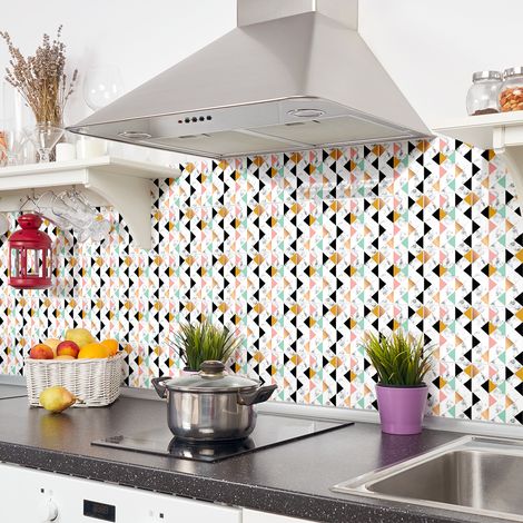 Sticker Mural Carrelage adhésif Cuisine Salle de Bain - 30 STICKERS CARRELAGES EFFET MARBRÉ LUXE - 30stickers15x15cm (1/5)
