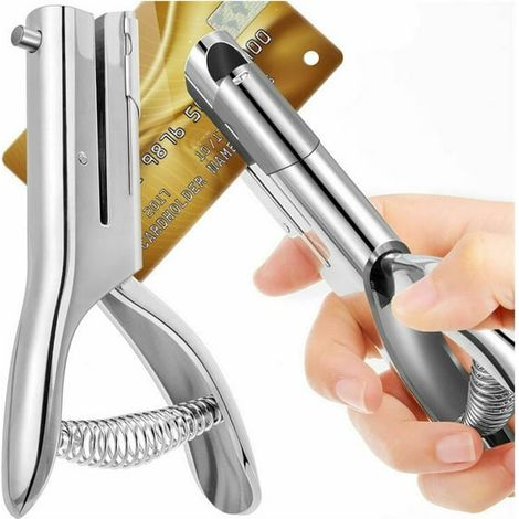 Perforatrice, Perforateur Acier Renforcé pour Papier, Poinçonneuse Portable Grande Capacité, Outil de Bureau à Longue Perforation, Lot de Perforatrices Robustes (1/5)