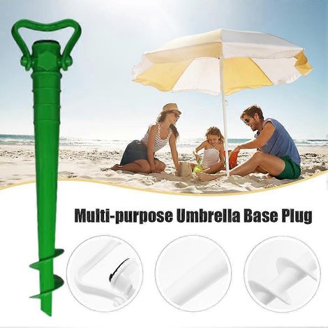Support de parasol de plage antirouille avec piquet de sol pour la pêche en mer