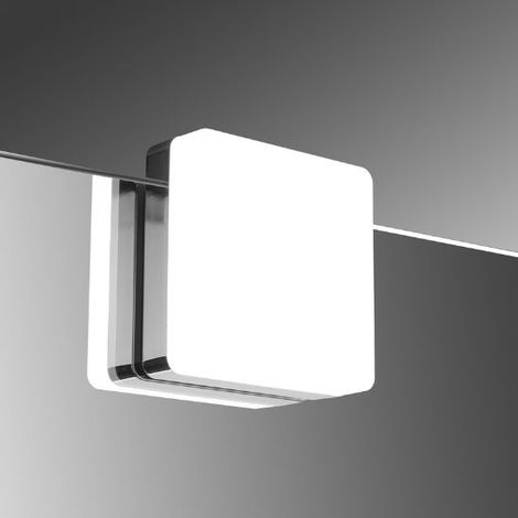 Faretto a led quadrato Solar per specchio bagno (1/4)