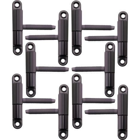 Türband Einbohrband 15 x 83 mm mit Zapfen M8 x 50 mm schwarz, 10 Stück