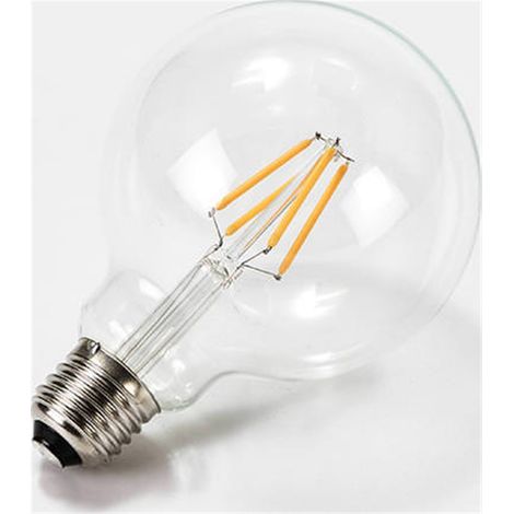 Ampoule LED E27 globe en verre transparent - transparent (1/3)
