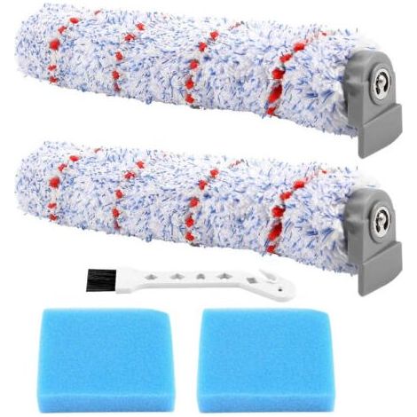 Ersatzbürste für den kabellosen Tineco iFloor Staubsauger (Nass- und Trockenreinigung), 2er-Pack Bürsten + 2 Stück (1/5)