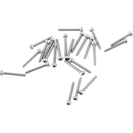 Ensemble de 250 boulons et écrous hexagonaux M2 A2 en acier inoxydable (1/5)
