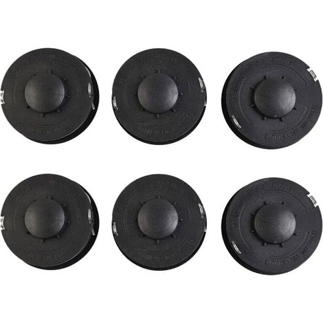 Confezione da 6 testine di ricambio QOXEZY per decespugliatore Einhell GC-ET 4530, RTV 400, RTV 550, RTV 550/1 (1/5)