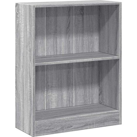 Maison Exclusive - Bücherregal Grau Sonoma 60x24x76 cm Holzwerkst (1/5)