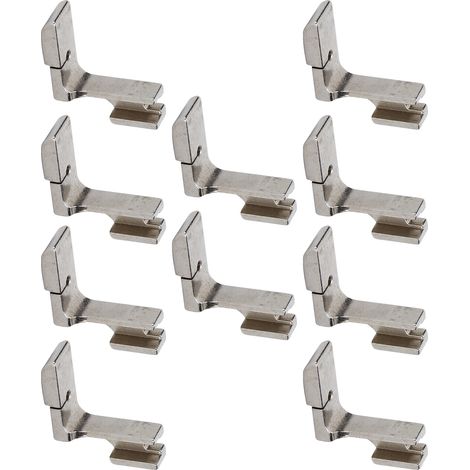 10 Supports Universels en Acier Inoxydable pour Pieds de Machine à Coudre Professionnelle (1/5)