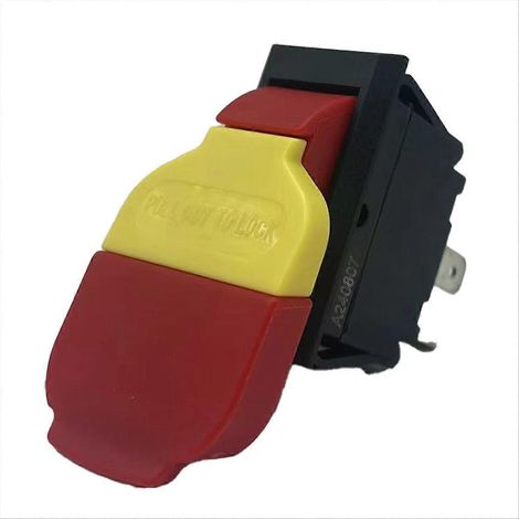 4-poliger elektromagnetischer Drucktaster 125/250V - Impulsschalter für industrielle Steuerungen, Schütze, Ersatzteil, für professionelle Anwendungen und Heimwerker. (1/5)