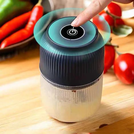 Hachoir de cuisine électrique acier inoxydable 300 ml 4 lames (1/4)